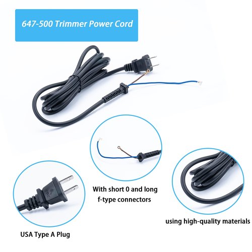 00647-500 Hair Clipper Cord for WAHL Clipper,Compatible with Star Sr,Senior,SuperTaper,Designer,Balding,Magic Clip