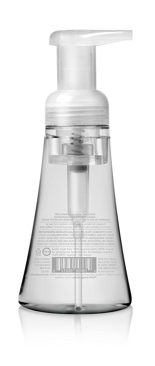 Method Foaming Hand Soap, Sweet Water, Biodegradable Formula, 10 fl oz (Pack of 3) & Foaming Hand Soap, Waterfall, Biodegradable Formula, 10 fl oz (Pack of 3)