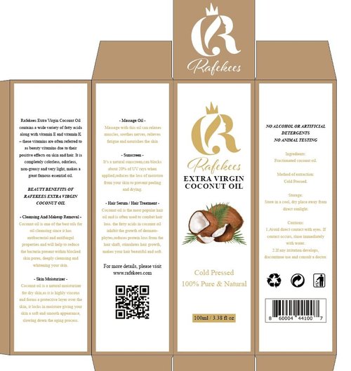Rafekees FRACTIONATED COCONUT OIL