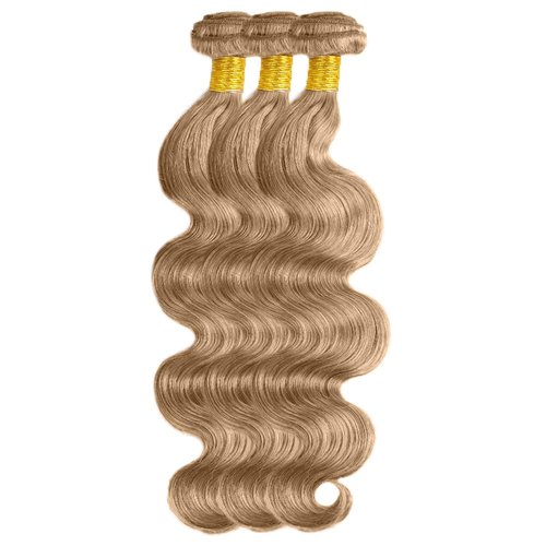 #22 Ash Blonde Bundles Human Hair Body Wave Bundles 14 16 18 Inch Human Hair Weave 3 Bundle Unprocessed Brazilian Virgin Hair Blonde Body Wave Human Hair Extensions 50 Grams/Bundle