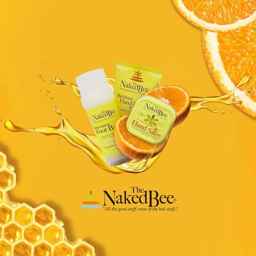 The Naked Bee Nourishing Body Lotion for All Skin Types (8 fl oz) Moisture Replenishing Lotion for Dry Skin with Vanilla Rose & Honey