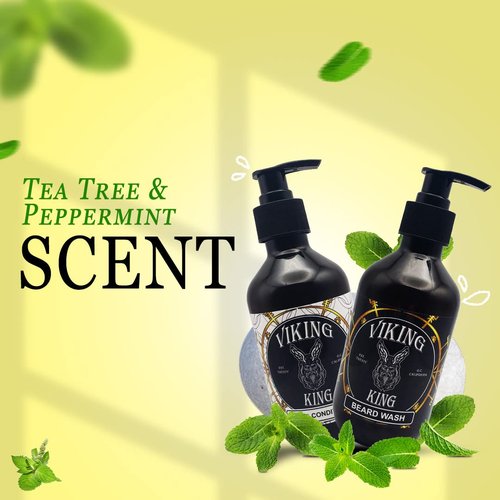 VIKING KING-BEARD CONDITIONER-Tea Tree/Mint-300 Ml