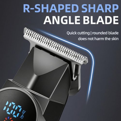 Body Hair Trimmer,Ball Trimmer Pubic Hair Groomer Cordless Rechargeable Shaver Clipper Razor with LED Lighting Razor Portable Body Grooming Travel for Him Dad（Black）