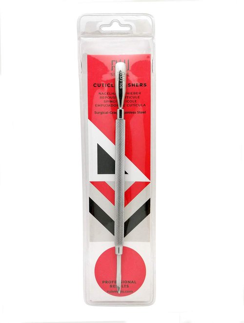 Rui Smiths Professional Cuticle Nippers | Precision Surgical-Grade Stainless Steel Cuticle Trimmer, Double Spring, 4mm Jaw (Quarter Jaw) and Stainless Steel Metal Pusher Style 106