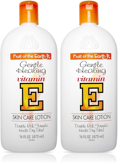 Fruit of the Earth Vitamin E Lotion, 16 Ounce (Pack of 2)