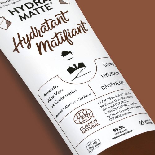 Monsieur BARBIER Crème de Soin Visage Hydratante/Matifiante Pour Homme Hydra Matte 75 ML