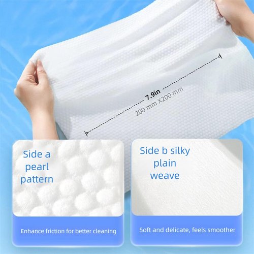 Disposable face towel.MIXUISEE thick and soft face towels. 100% cotton face cloths.facial towels 130% thickness.Remove makeup and cleansing.Suitable for sensitive skin.(360 pieces)