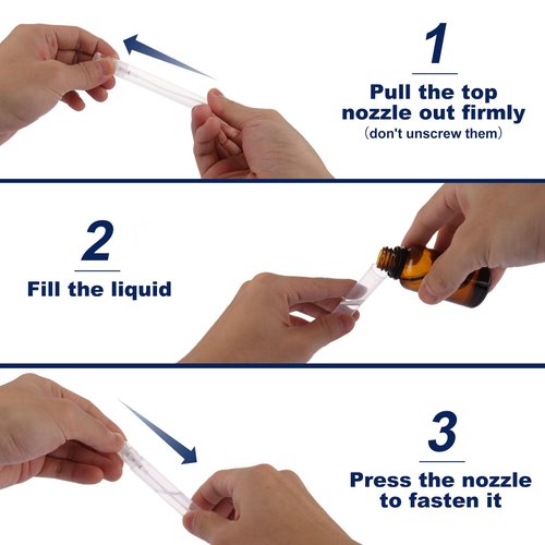 QTLCOHD 120 Pcs 10 ml Mini Spray Bottle, Perfume Sample Bottles, Empty Plastic Refillable Atomizer Fine Mist Portable Spray Bottle for Travel Perfume Essential Oil