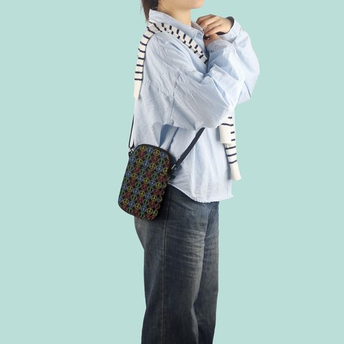 Cartoon House Glyph Tote Bag Cartoon House Fire Ice Plant Light Glyph Gift (Glyph Crossbody)