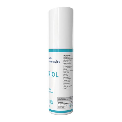 HelloPharmacist Natural Bioidentical Estriol 5.0 Professional Cream for Women - Menopause Support - Added Moisturizers & Hyaluronic Acid - 3 Ounces - Trusted Brand