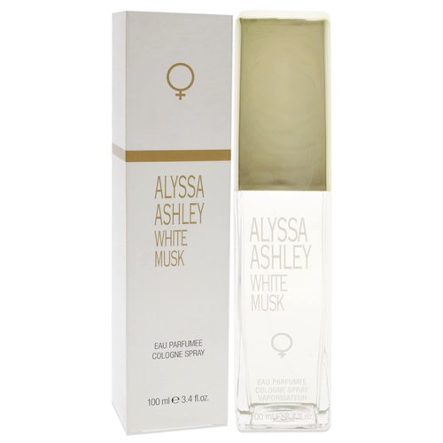 Alyssa Ashley White Musk - Luxurious Perfumes for Women with Sicilian Bergamot and Ylang Ylang - Long Lasting Women Perfume - 3.4 oz Cologne Spray