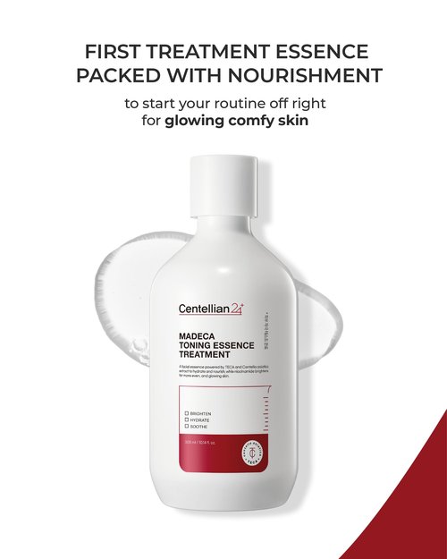 Centellian 24 Toning Essence Treatment for Even Skin Tone and Wrinkle Improvement with TECA, Centella Asiatica, Niacinamide (10.14 fl oz) by Dongkook Pharmaceutical