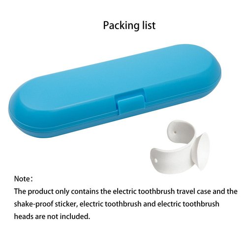 Nincha Plastic Electric Toothbrush Travel Case for Oral-B Pro Series, Blue