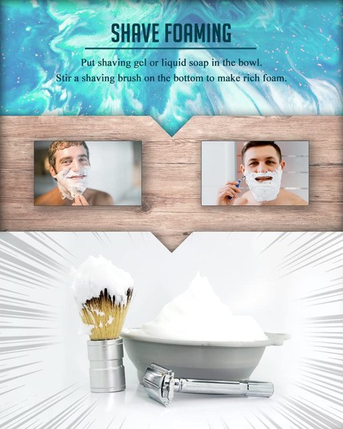 Freetune Collapsible Shaving Bowl - Silicone Rubber Multi Purpose Portable Bowl - Pocket Size, Easy to Carry, Durable, Flexible