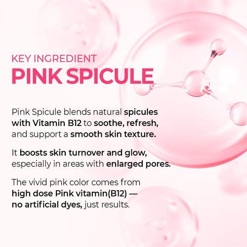 Dr.Melaxin Cemenrete Cyano Pink Spicule Serum with Calcium, korean skin care pore tightening refines spicule microneedling serum 1.01 fl. oz.