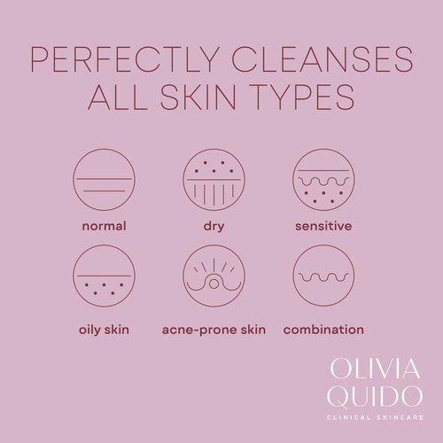OLIVIA QUIDO Clinical Skincare Balancing Toner with Lilac & Sea Daffodil (6.76 fl.oz.) | Moisturizing and Pore Tightening Cleanser for All Skin Types