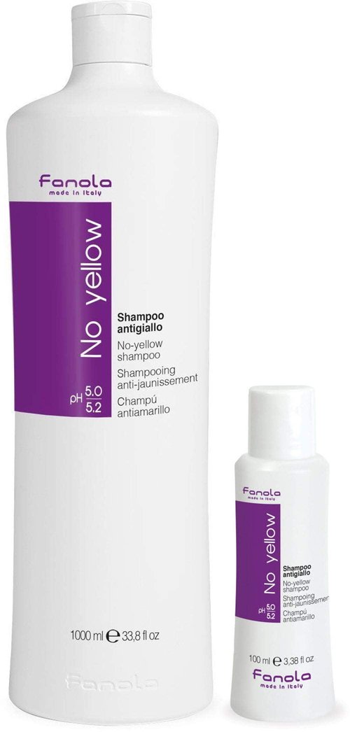 Fanola No Yellow Shampoo, 1000 ml (2 Count Bundle)