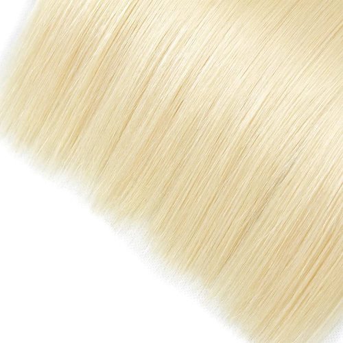 MLMYBAYEA 613 Human Hair Bundles Blonde Straight Bundle 08 10 12 Inch Double Weft Brazilian Unprocessed Virgin Hair Color 613 Straight Bundles For Women