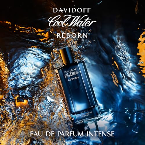 Davidoff Cool Water Reborn Eau de Parfum Intense ? Woody Men's Cologne ? With Notes of Galbanum, Amber & Vetiver ? Long Lasting Fragrance