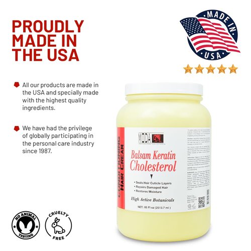 MODA - Balsam Keratin Cholesterol - Strengthens and Revitalizes - 85 OZ