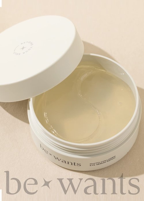 [K-Beauty] Bewants Phyto Collagen Roll-On Eye Serum and Eye gel patch (60 patches) with 71.9% bamboo sap water