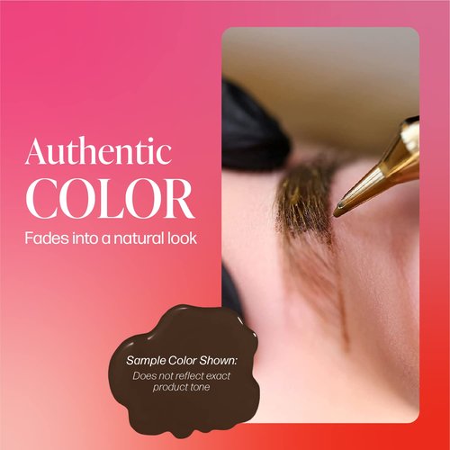 Perma Blend - Auburn - Microblading Ink for Permanent Eyeliner - Professional Tattoo Ink - Red Tattoo Ink Makeup - Vegan (0.5 oz)