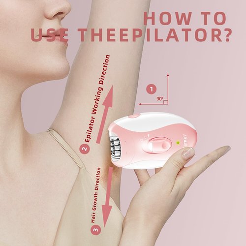 Epilator for Women, Epilators Hair Removal for Women Face with 2 Speeds, Glabrouse Skin Epilator Face Trimmer Device, Facial Hair Removal for Face Legs Arms Armpit Bikini