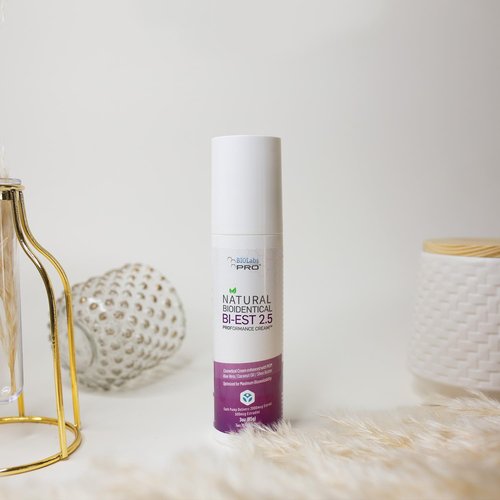 UltraSpa Skincare BioLabs PRO Natural Bioidentical Estro 2.5 Cream, Combo for Women Two Month Supply (Unscented-3oz)