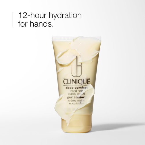 Clinique Daily Deep Comfort Hydrating Cuticle and Hand Cream With Hyaluronic Acid + Glycerin, 2.6 Fl Oz