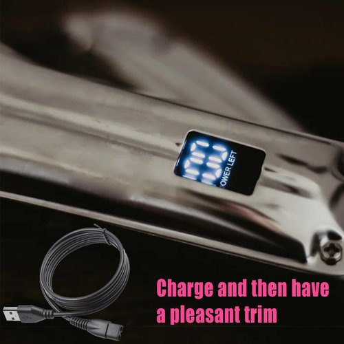 Pinkind Replacement Charger for Limural Hair Clippers, Trimmer Charger Cord Compatible with Limural Electric Shavers for Men, USB Charging Cable Power Cord Supply Adapter