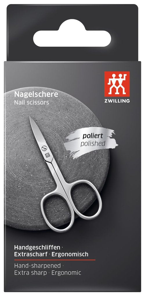 ZWILLING Beauty Classic INOX Nail Scissors, Premium Scissors for Hands and Feet, 90 mm