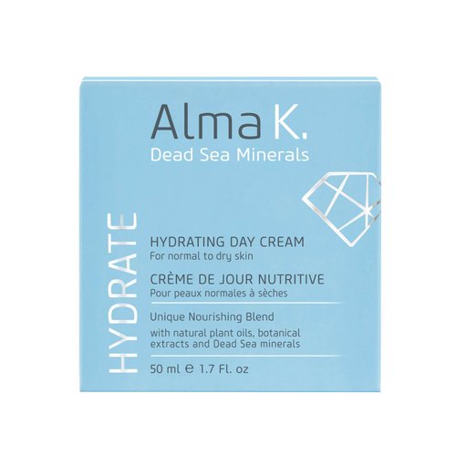 ALMA K Hydrating Day Cream - Day Face Cream for Normal to Dry Skin - Daily Face Moisturizer - Facial Moisturizer with Olive and Avocado Oils - 1.7 oz