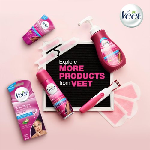 Veet Sensitive Formula with Aloe Vera In Shower 13.5 Fl Oz. Hair Removal Cream for Legs & Body (2 Pack)