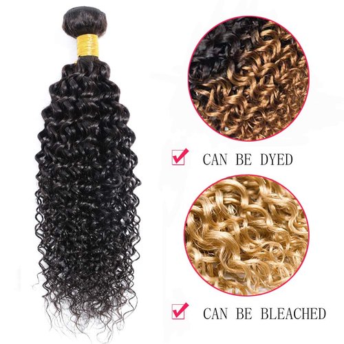 Kinky Curly Bundle Human Hair 8A Unprocessed Virgin Remy Kinky Curly Human Hair 1 Bundle Virgin Hair Kinky Curly 1 Bundle (100g) Natural Color (22")