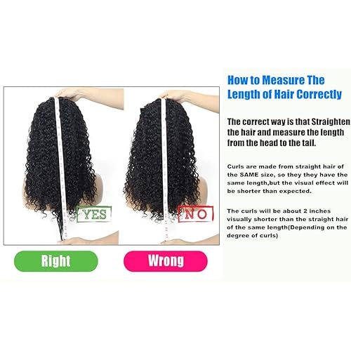 Long Human Hair Headband Wig Curly Headband Wig Deep Wave Wear and Go Glueless None Lace Human Hair Wigs Natural Color(28 inches)