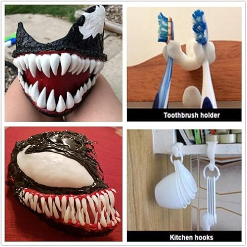6oz Thermoplastic Beads for Teeth Repair - Moldable False Teeth Beads,Tooth Repair Kit, Tooth Beads for Missing Teeth ? Ideal for DIY Tooth Filling, Halloween Vampire Teeth Fangs