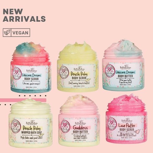 Goddess Sugar Scrub, Whipped Bath Soap and Body Butter Bundle