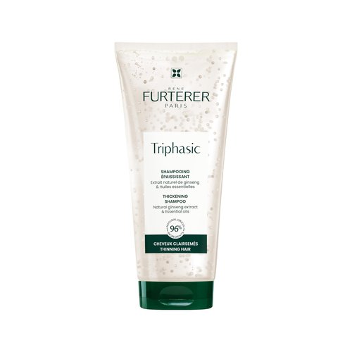 Rene Furterer TRIPHASIC Thickening Shampoo – For Thinning Hair – Improves hair density & strength – Scalp Nutrition – Rosemary Oil - For Men & Women - Color Safe - 6.7 fl. Oz