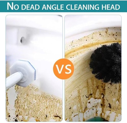 50PCS Toilet Brush Wand Head Refills Compatible with Clorox Wand Refill