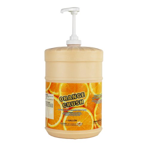 Zenex Orange Crush Hand Soap with Pumice and Skin Conditioners - Industrial Hand Cleaner | Citrus Crème Scent | Dissolve Tough Soils | Does Not Dry Out Skin | 1 Gallon (1-Pack)