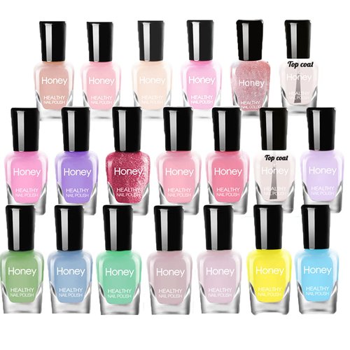 Tophany Non Toxic Nail Polish Set, Easy Peel Off and Fast Dry NailPolish Set for Pack, Eco Friendly and Organic Water Based Nail Polish for Women,Teens(20 Bottles)