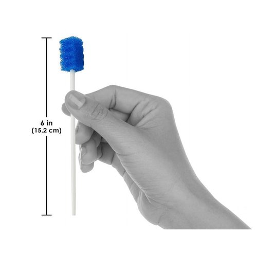 AbsorbEase Oral Swabs - Disposable Sponge Swabs for Effective Mouth Cleaning - Individually Wrapped Toothettes for Seniors - Ideal for Gentle and Effective Oral Care - 250 Count Box
