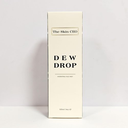 The Skin CEO Dew Drop Hydrating Face Mist, 120ml/4oz, with Jojoba Oil and Pearl Powder.