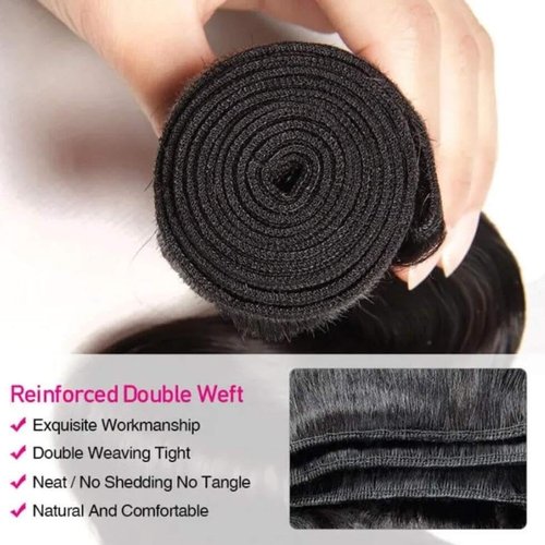 UNICE Chestnut Brown Ombre Body Wave Human Hair Weave 1 Bundle 8 inch Brazilian Remy Human Hair Sew In Extensions Soft and Keep Waves after Multiple Washes