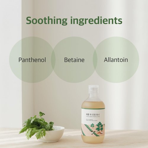 ROUND LAB Mugwort Calming Toner 300ml / Madecassoside, Soothing, Water Type Toner