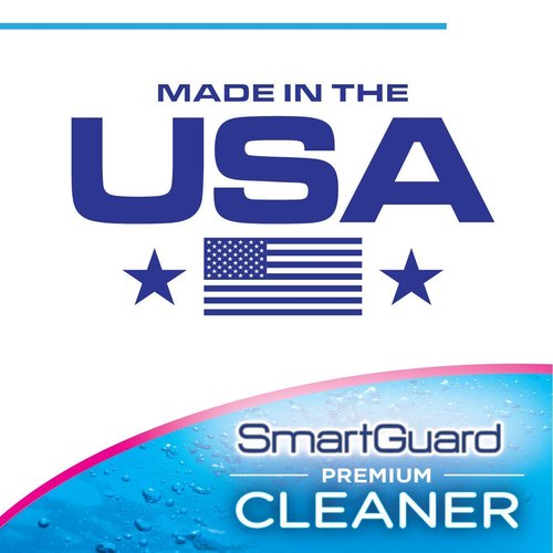 SmartGuard Premium Cleaner Crystals & Cleaning Case -(110 Cleanings)- Removes Stain, Plaque, & Bad Odor from Clear Braces, Dentures, Night Guards, Mouth Guard, & Retainers.