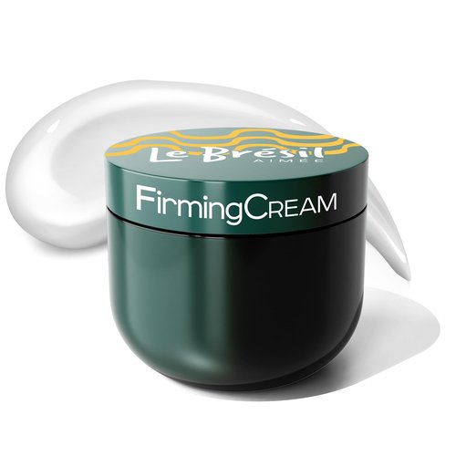 Le Brésil Aimée Firming Cream - Ultra-Moisturizing Cream, Smoothing Effect and Glowing Skin - 300g - 10.58Oz