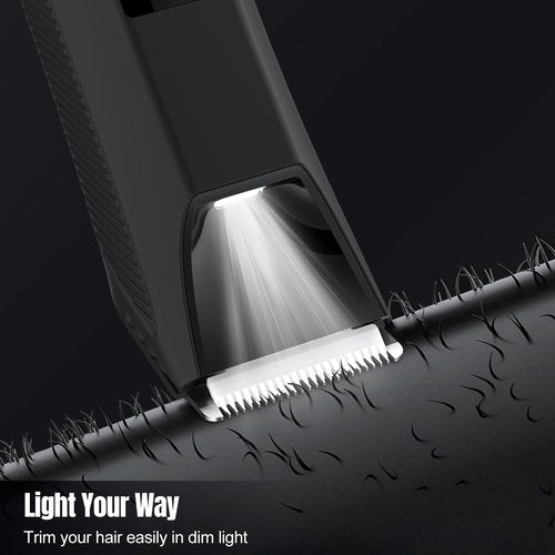 Manscape Body and Ball Trimmer for Men, 3-in-1 Pubic Groin & Nose Hair Trimmer, Ball Shaver & Body Groomer, Wet/Dry Electric Razors for Smooth Shaving, IPX7 Waterproof with Travel Case