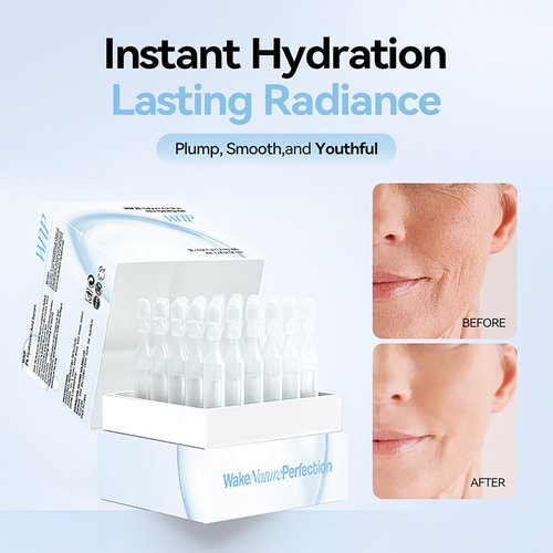 WNP Ultra-Hydrating Serum 3% Hyaluronic Acid + Eye Cream|Wrinkle Eraser Massaging Eye Cream