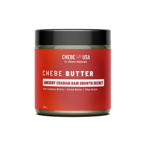 ChadianChebe™ Hair Growth Butter (16oz) | Authentic African Hair Butter from Chad for Thick, Long Hair | Herbal Moisture & Breakage Repair Cream